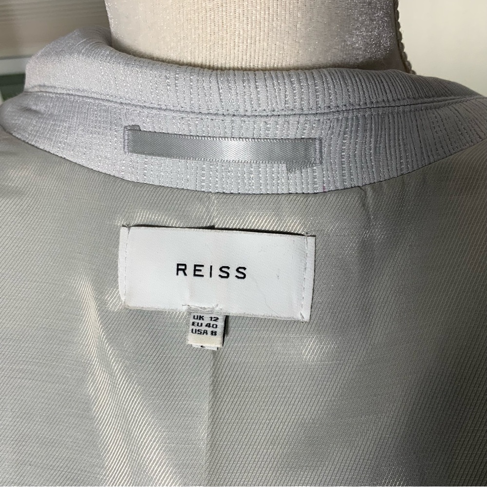 Reiss light gray one button jacket - Picture 11 of 14